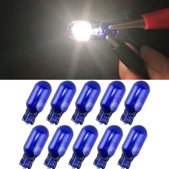 

10x T10 W5W Halogen bulb 12V Car lamps 168 194 Turn Side License Plate Light car parking Fog light