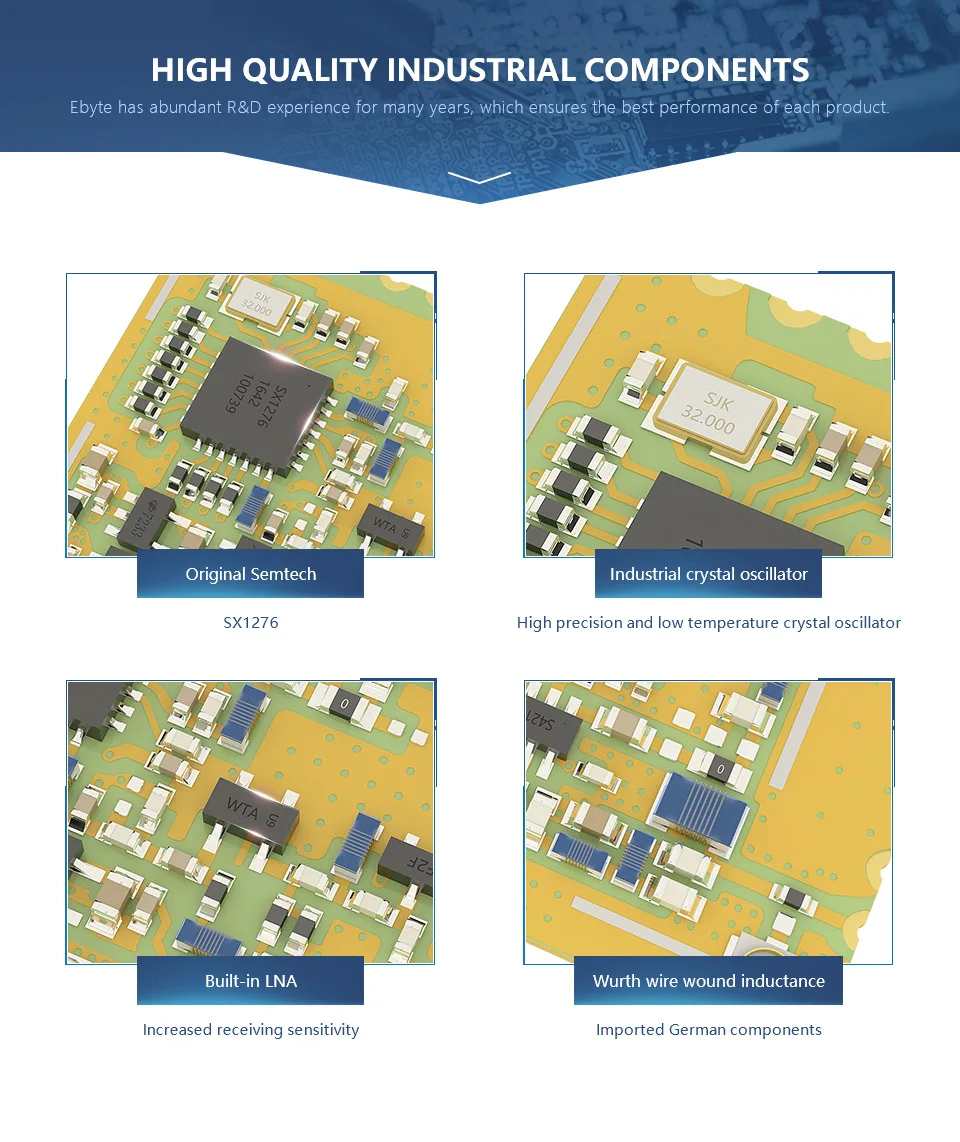 LORAWAN SX1276 LORA 915 МГц 1 Вт IoT uhf беспроводной трансивер передатчик E19-915M30S приемник радиочастотный модуль