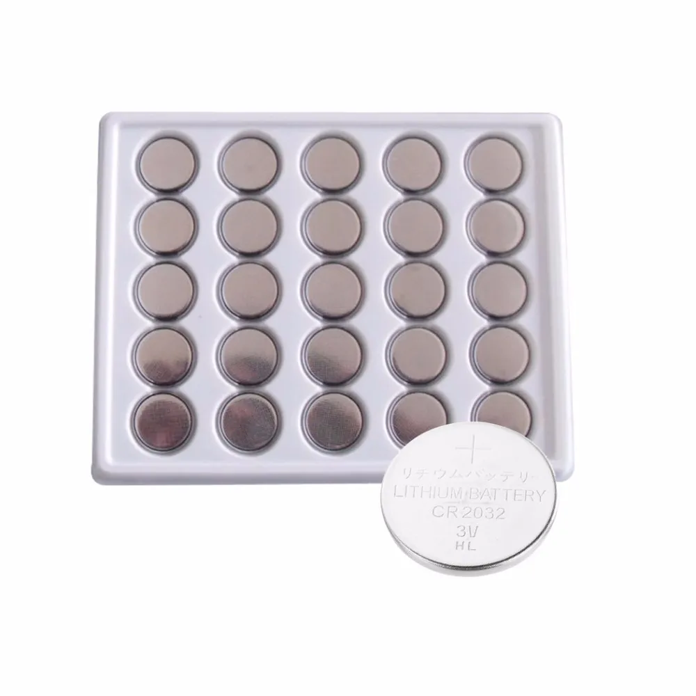 

TBUOTZO Original 25pcs /lot CR2032 DL2032 CR 2032 KCR2032 5004LC ECR2032 3V Lithium button cell watch coin Battery batteries