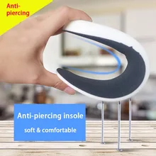 Анти-пирсинг стелька ножевая устойчивая анти-ноготь износ мягкая открытая площадка анти-прокол Удобная стелька