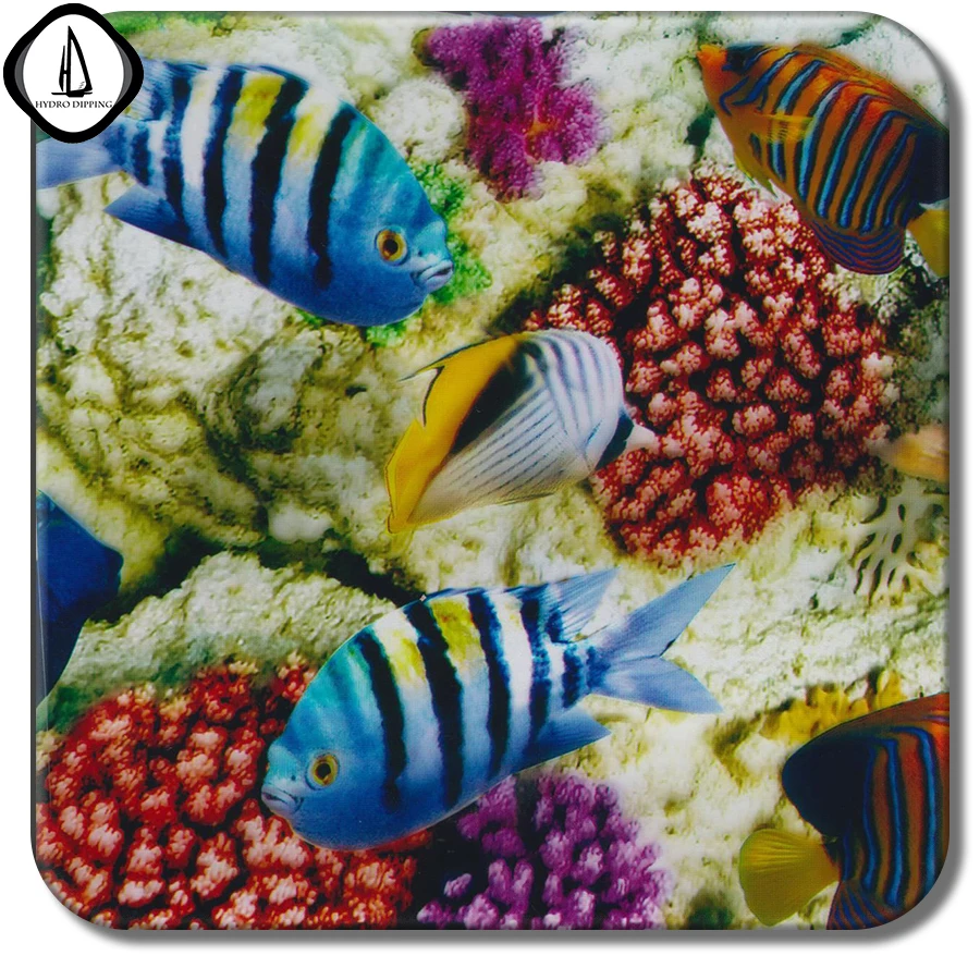Hydro Dipping Hydrographics Film Supply Big Fish Patterns 0.5*10M