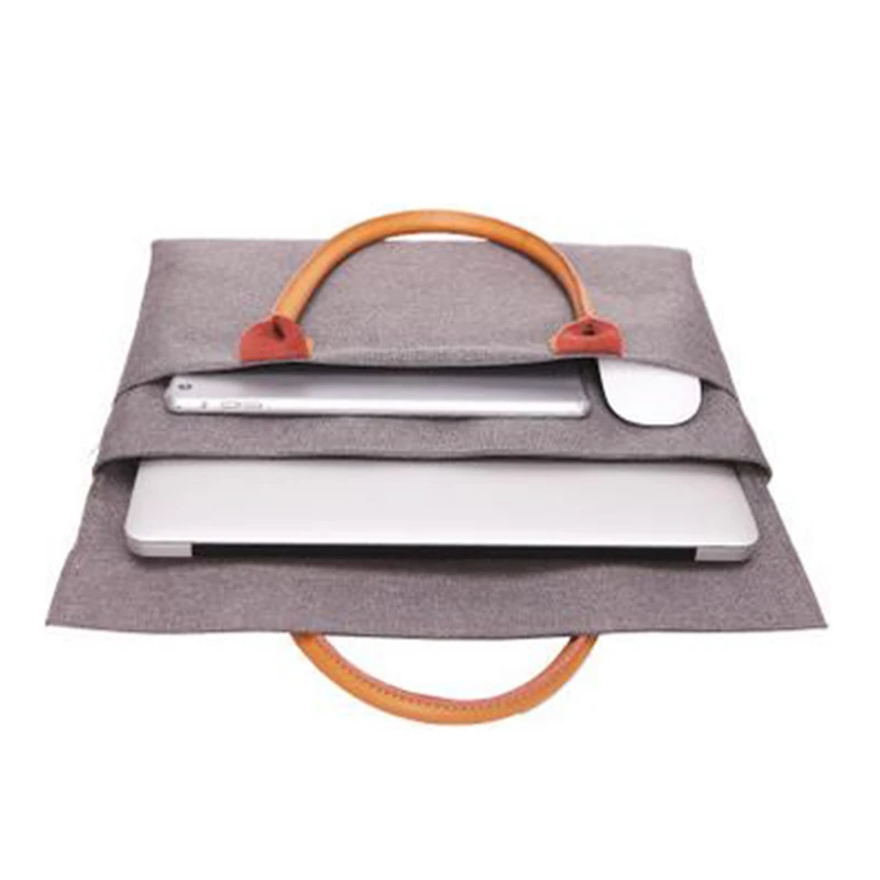 Jacodel ноутбука Портативный сумка 12 13 14 15 дюймов Портфели для Для женщин MacBook Xiaomi Air