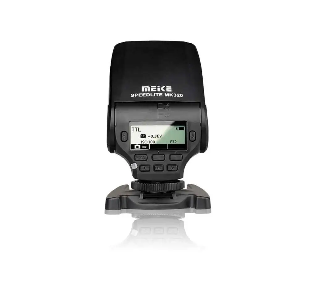 MEIKE MK320S ttl Speedlite для A7, A7II, A7SII, A7RII, A6000, A6300 - Цвет: Black