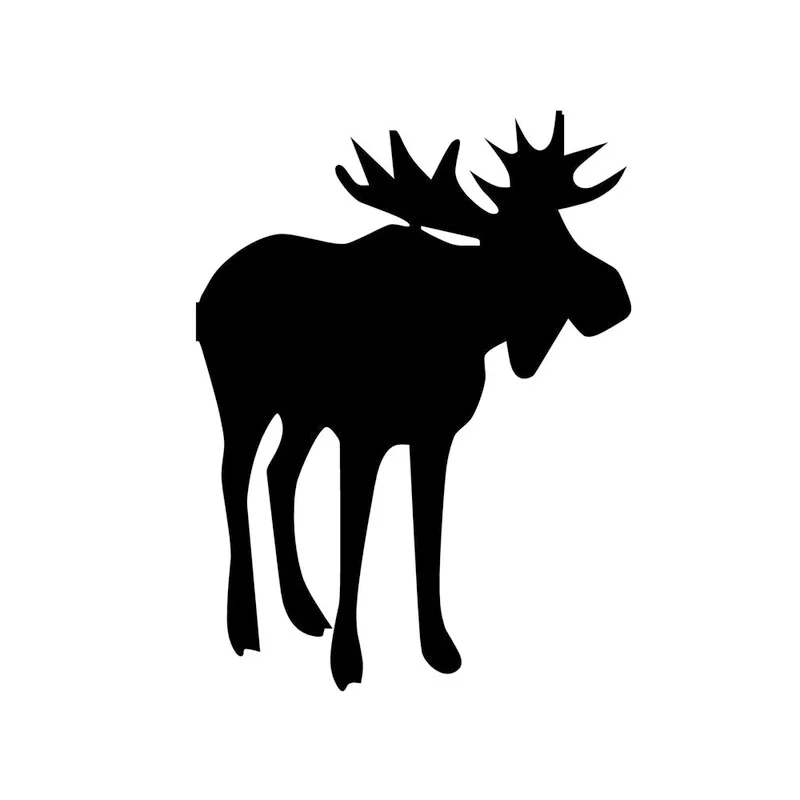 Креативный 9 8*13 см Moose стикер автомобиля наклейка мультфильм животное аксессуары