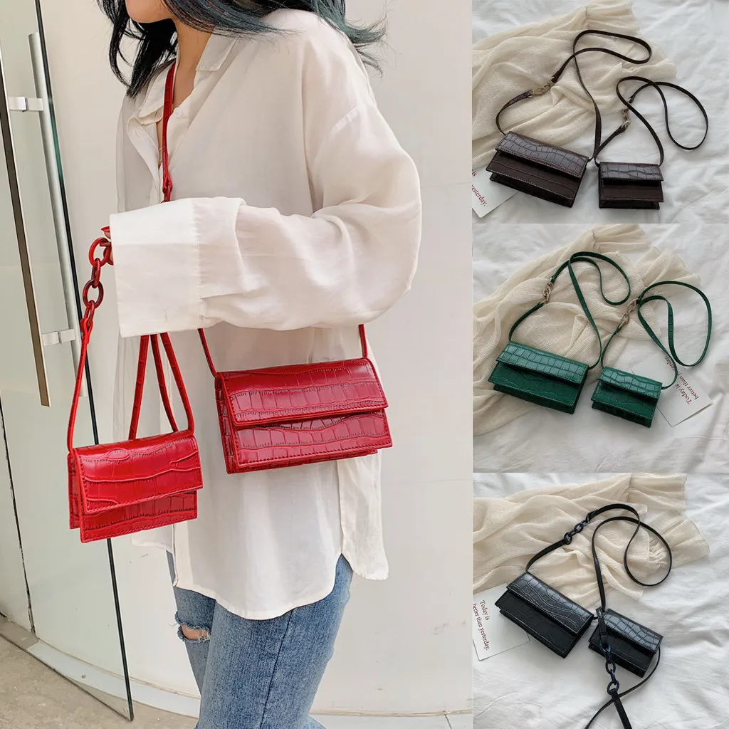 

ISHOWTIENDA Bags For Women 2019 Retro Serpentine Crossbody Bags Messenger Bag Shoulder Bag Handle Bags Bolsa Feminina