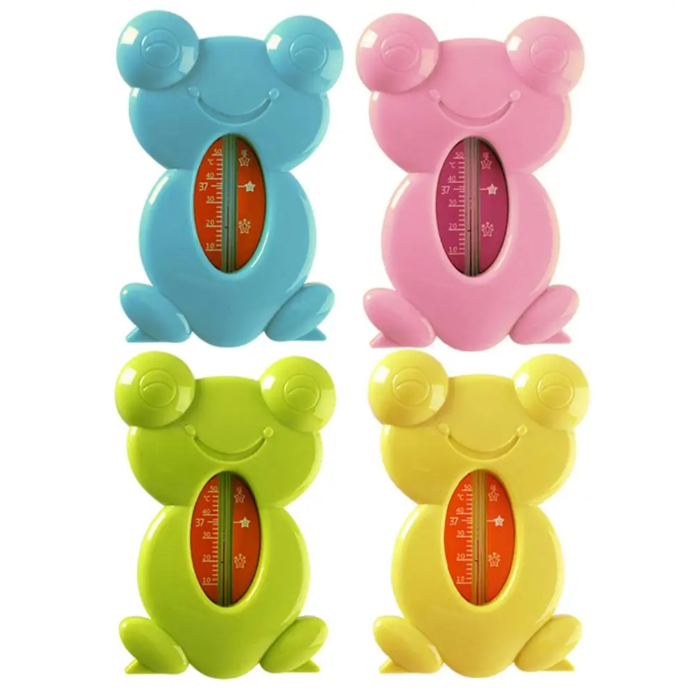 Cartoon Floating Lovely Water Thermometer Baby Bathing Frog Shape Temperature Kids Toy Toddler Shower Accessories