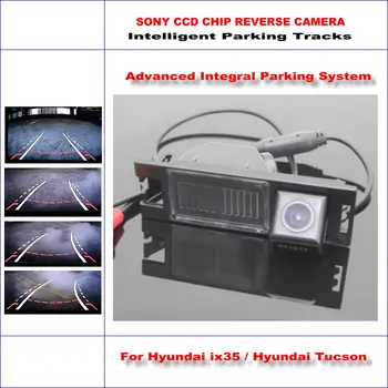 

Backup Rear Reverse Camera For Hyundai ix35 / Hyundai Tucson / HD 860 Pixels 580 TV Lines Intelligent Parking Tracks