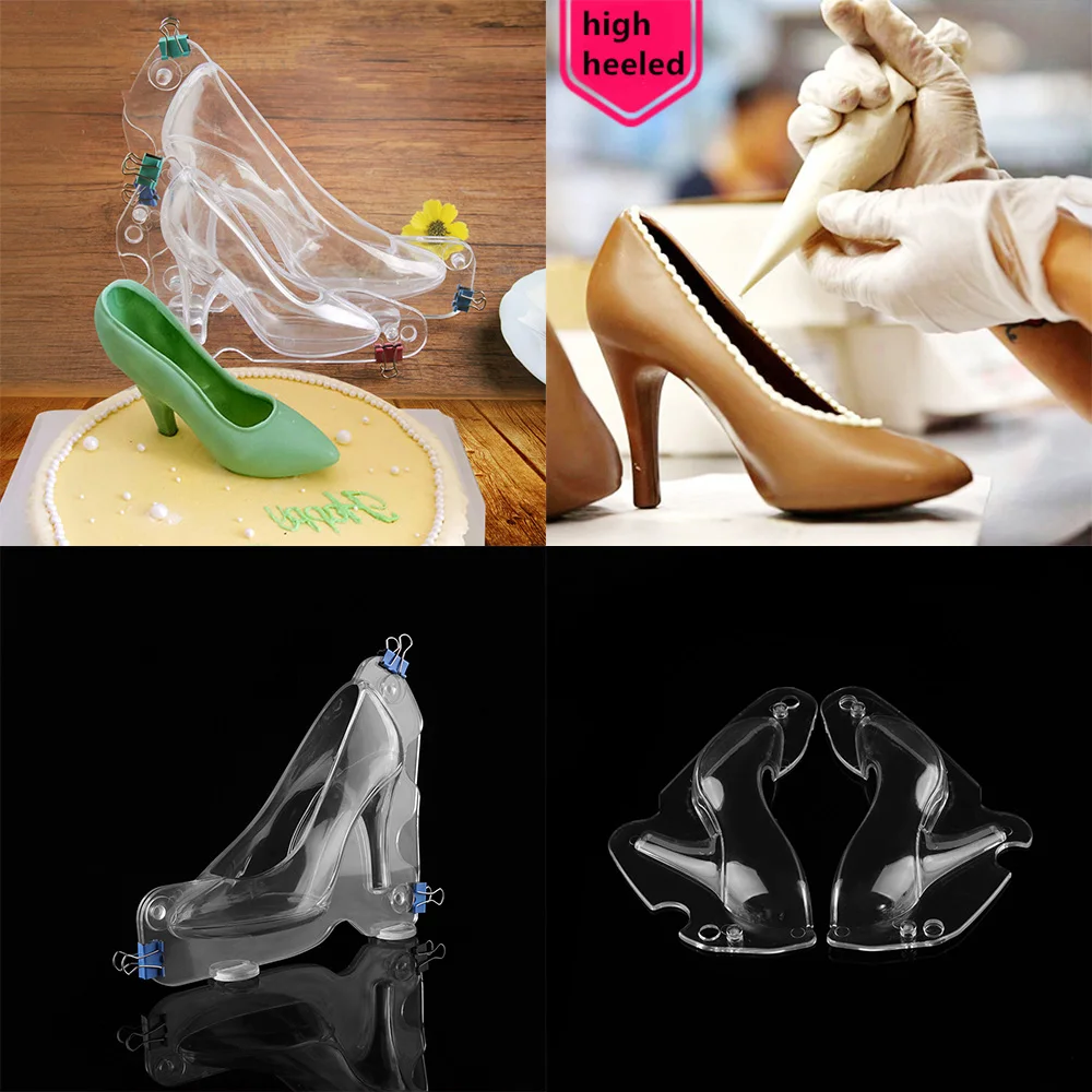 3D High Heel Schuh Backen Schokolade Süßigkeiten Kuchen Cookies Dekor Super