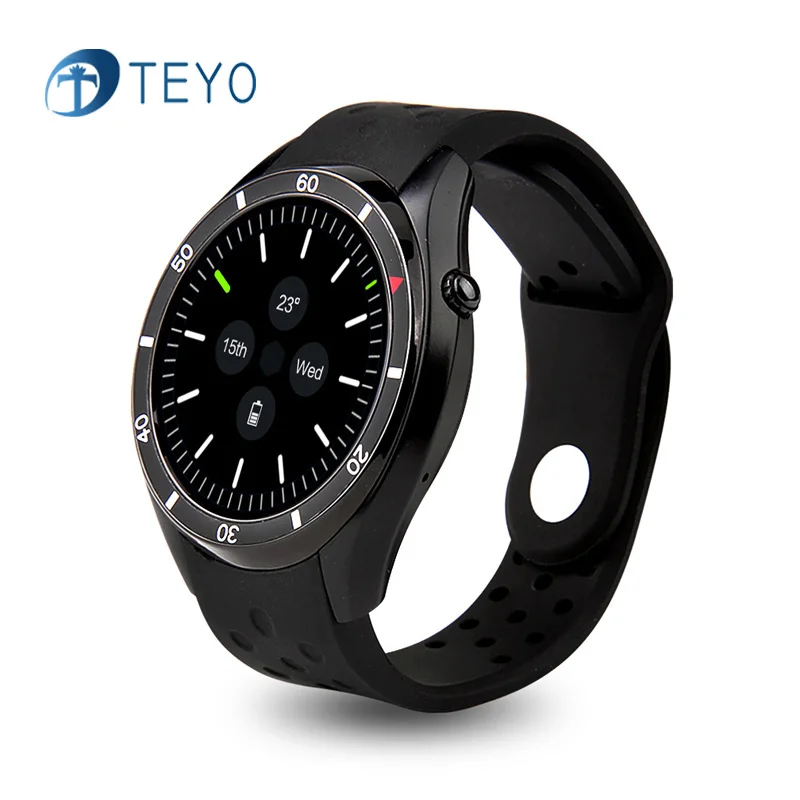 

Teyo New Smart Watch i3 MTK6580 Bluetooth Wristwatch SIM Card 3G WIFI GPS Goolgle play Heart Rate Smartwatch for Andriod 4.1