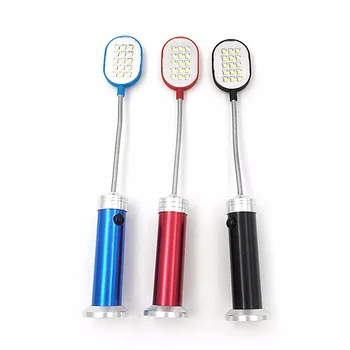 

2018 Flexible Magnetic Base Computer Table Working Light Lamp 15 LED Study Flashlight SEP12_30