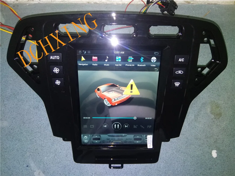 10,4 ''Tesla стиль Android 8,1 автомобильный DVD gps плеер для Ford Mondeo fusion 2007 2008 2009 2010 2011 2012 2013 PX6 CARPLAY