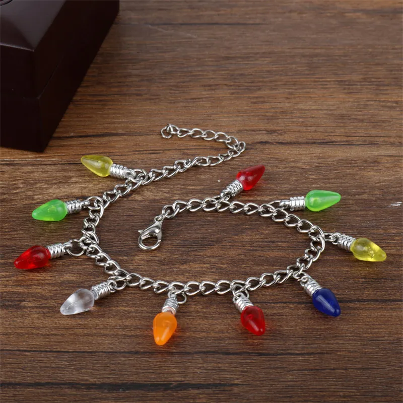 STRANGER THINGS Crystal Beads Alloy Pendant Fashion Alloy Bracelet Christmas Gift For Woman High Quality Jewelry