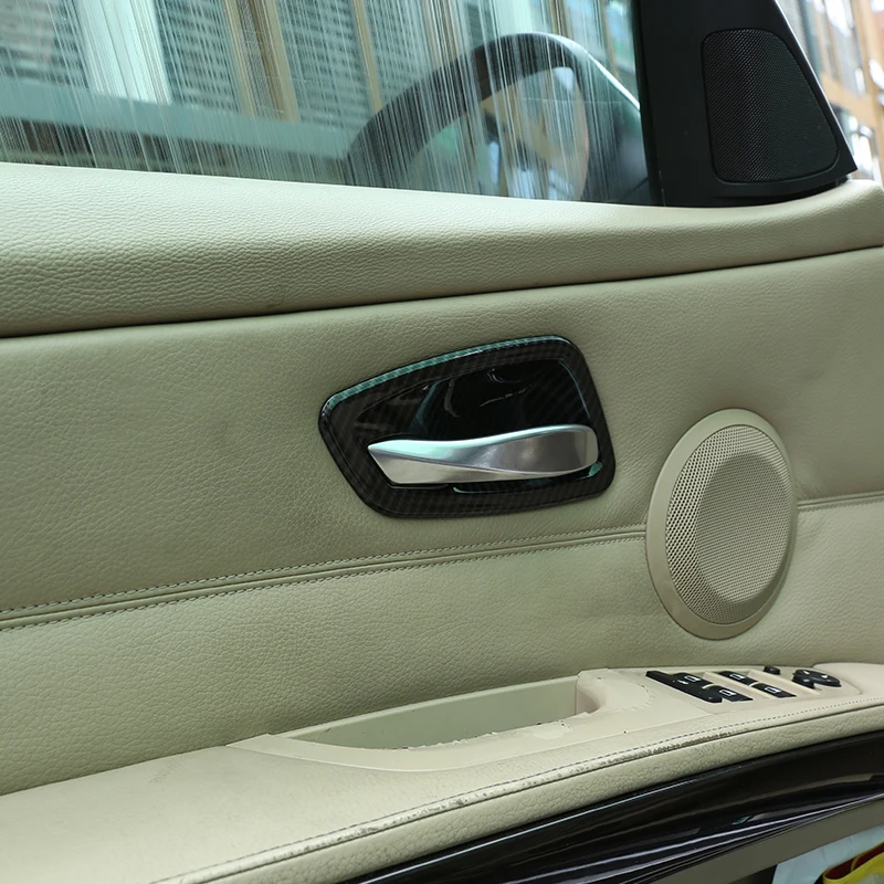 Углеродное волокно для BMW 3 серии E90 E92 2005 2012 автомобильные аксессуары 4 шт. ABS