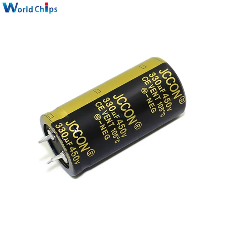 

diymore Aluminum Electrolytic Capacitor 450V 330uF 25X50mm High Frequency Low ESR 450V330uF 25*50mm Through Hole Capacitor