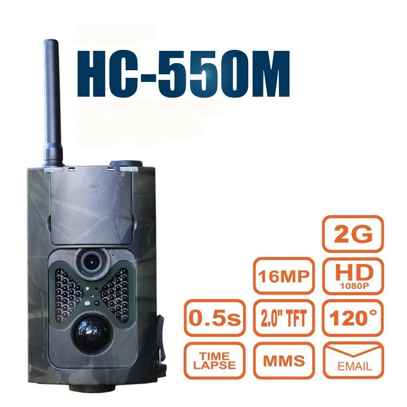 Trail камера s HC 550 m дикая охотничья камера монитор IP54 Водонепроницаемая камера обнаружения с 24 шт Светодиодный ночное видение