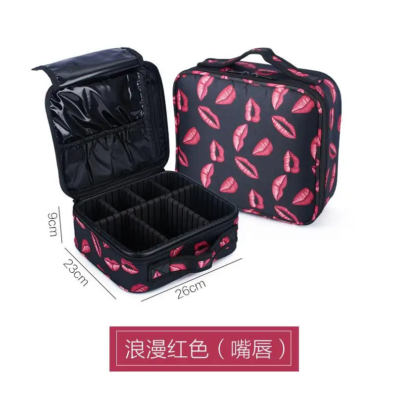 Макияж сумка косметичка - Цвет: Красный