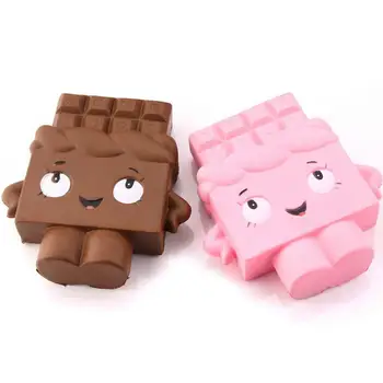 

Squeeze Chocolate Boy Girl Soft Slow Rise Scented Gift Fun Toy kitchen Pretend Simulation Educational Learn Squeeze Toy Gift