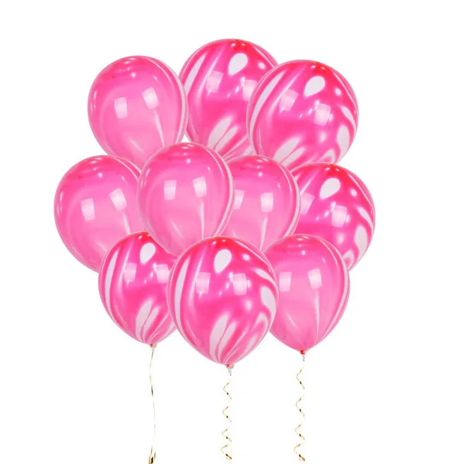 15 шт./лот конфетти шары на день рождения мраморный Агат латексные шары для детей взрослые принадлежности для украшения свадебной вечеринки шары - Цвет: balloon Q