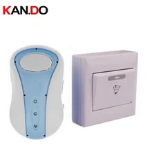 V008C цифровой сигнал без помех друг друга дверной звонок батарея 23A 12 в приемник по AC110-220V беспроводной дверной звонок