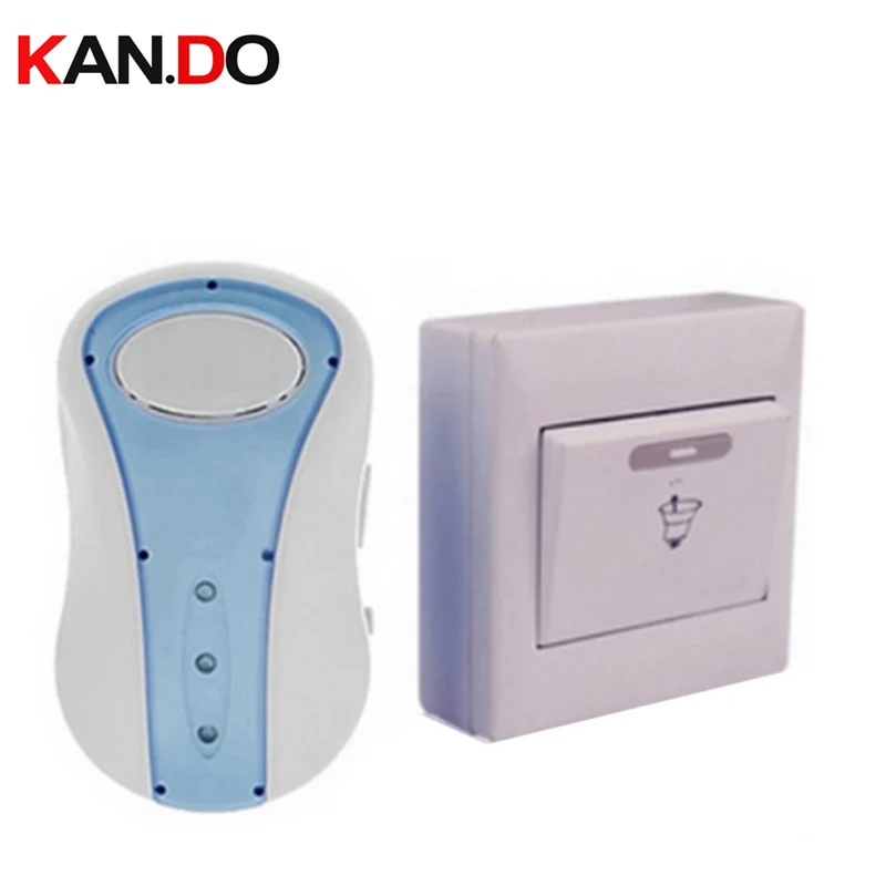 

V008C digital signal no interference each other door ring battery 23A 12V receiver by AC110-220V wireless door bell doorbell