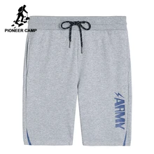 Pioneer Camp новые мужские шорты с буквенным принтом брендовая одежда модные летние тонкие короткие мужские качественные хлопковые бермуды ADK801125