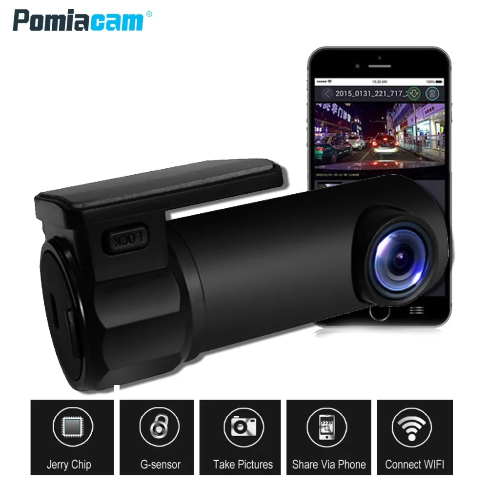 Автомобильный видеорегистратор N63 Full HD 1080P WIFI широкий угол обзора 170