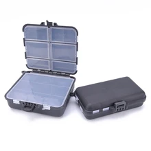 Портативный рыболовные приманки крюк буровой установки приманки чехол для хранения Pesca решать 2 размера Водонепроницаемый Экологичные Пластик рыболовные снасти Box