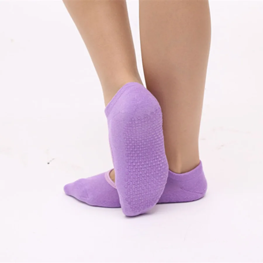 Women Ballet Dance Pilates Socks Backless Professional Fitness Pilates Socks Women Non-slip Dance Pilates Socks Women Grip Socks comfort women socks