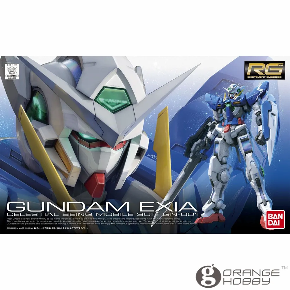 Комплект модельных костюмов для мобильных телефонов OHS Bandai RG 15 1/144 GN-001 | Игрушки и