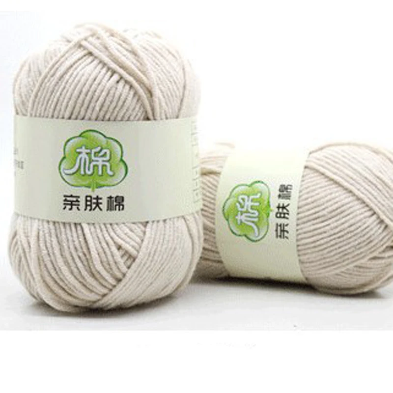 

50g Knitted Crochet Yarn Milk Cotton Knitting Soft Warm Baby Yarn for Hand Knitting Sewing DIY Apparel Sewing Fabric Supply 2018