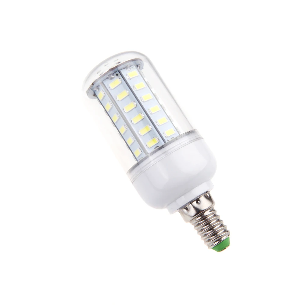 E14 12 Вт 5730 SMD 60 светодиодный свет кукурузы лампы энергосберегающие 360 градусов белый/теплый белый светодиодный лампы 220-240 V