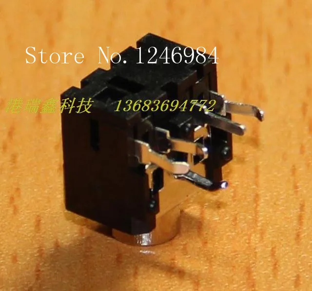  SA 3 5 pairs of channel stereo headphone jack DC connector socket ST 412N Hong Kong Ruixin GRX Earphone Jack 200pcs lot