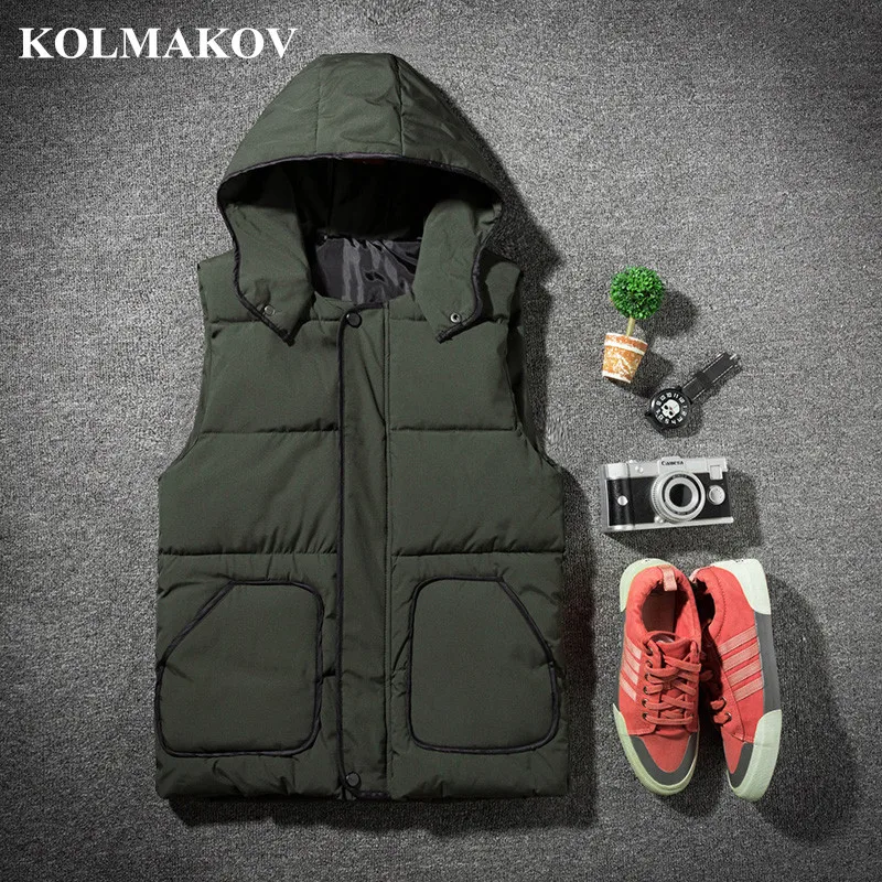 Новое поступление 2018 осенне зимняя мужская модель kolmakoв с карманами толстая