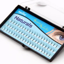 Навина 6 корней 8 мм/10 мм/12 мм натуральный мягкий Модные накладные ресницы расширение Deluxe ресницы Объемные накладные ресницы вентиляторы