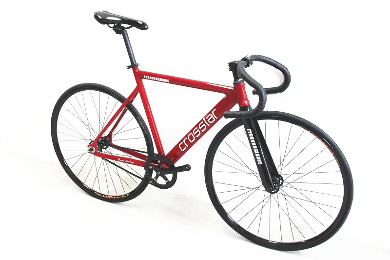 Crosstar Tyrans T2 Fixed Gear Bike Urban Track Fixie Carbon Fiber Fork Commute | Спорт и развлечения