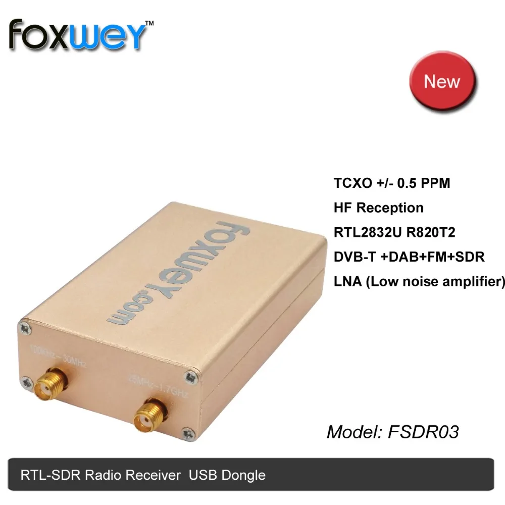 New RTL SDR RTL2832U R820T2 HF AM TXCO SMA for ADSB, AIS, ACARS, POCSAG, APRS, NOAA APT weather satellites, DAB, ham radio New RTL SDR RTL2832U R820T2 HF AM TXCO SMA for ADSB, AIS, ACARS, POCSAG, APRS, NOAA APT weather satellites, DAB, ham radio