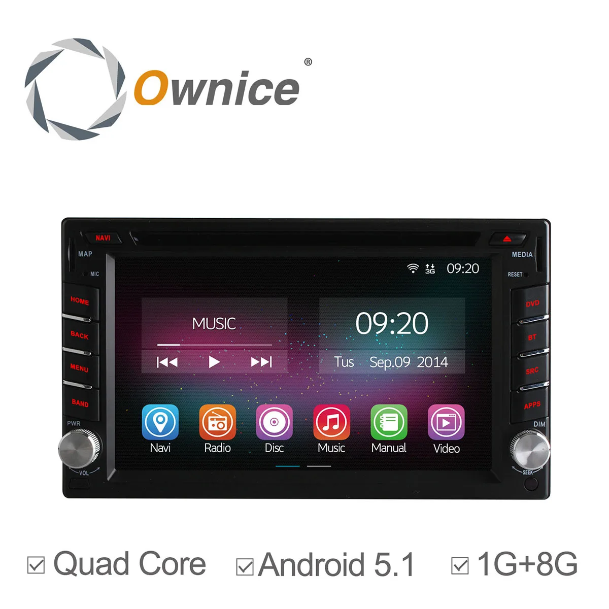 Buy Ownice C200 Quad Core Android 5.1 Car DVD GPS