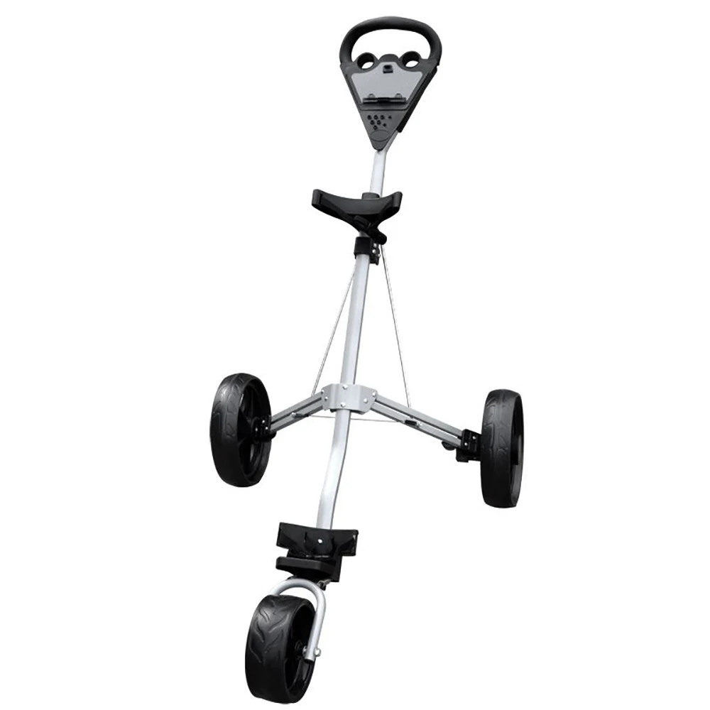 

Foldable Three Wheel Golf Trolley High Quality Aluminum Alloy Material Folding Into Small Convenient Easy Carrying