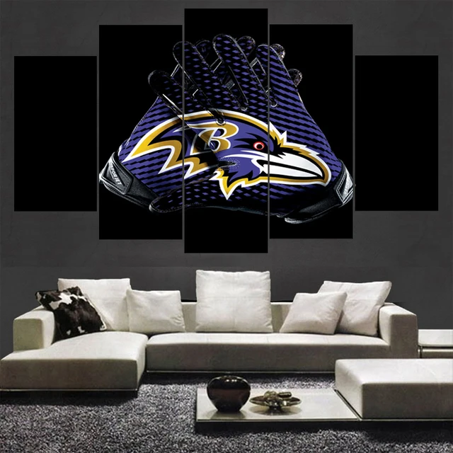 New Arrivals Baltimore Ravens Boys Room Canvas Painting Calligraphy New Arrivals Baltimore Ravens Boys Room Canvas Painting Calligraphy Modern Home Prints Living Decor Wall Art Paintings