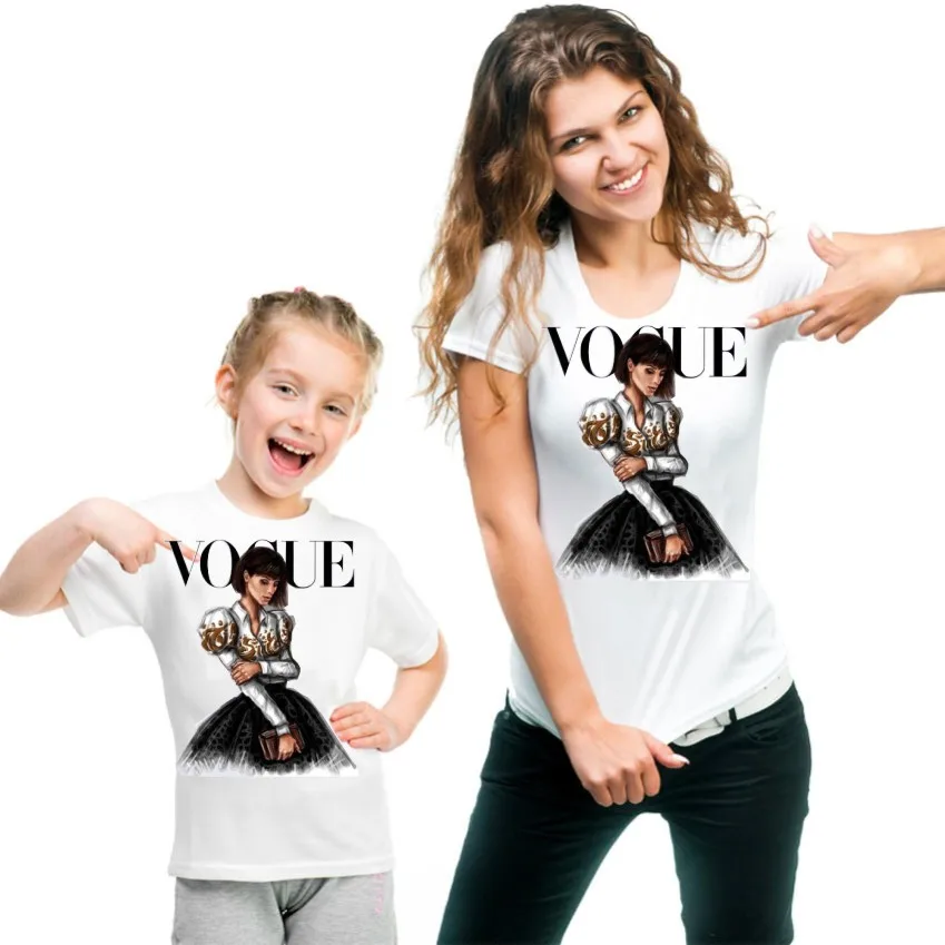 

New Print Summer Cotton Ployester Matching Christmas Outfits T Shirts CT-1911