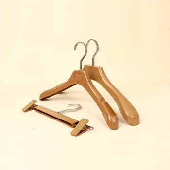 

New Design Thick Plastic Hanger for Coats and Suit,Imitation Wood Color (8 Pieces / Lot)
