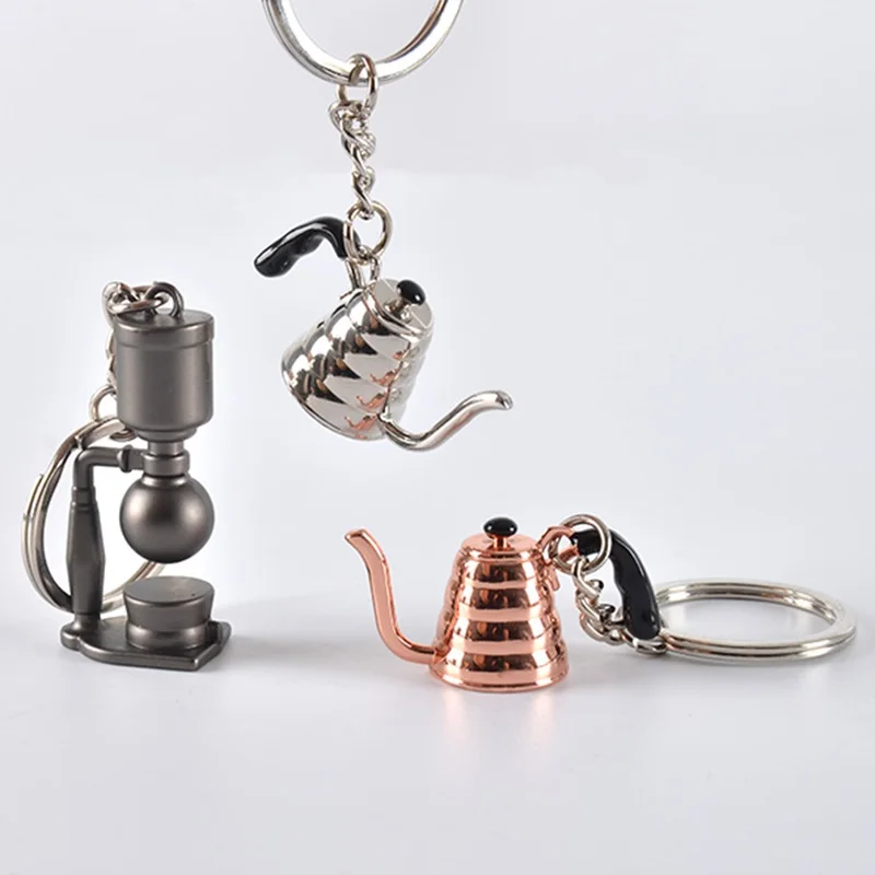 Couple-Espresso-Accessories-Coffee-Keychains-Mini-Grinder-Tamper-Siphon-Pots-Keyring-Cafe-Gift-for-Coffee-Lovers