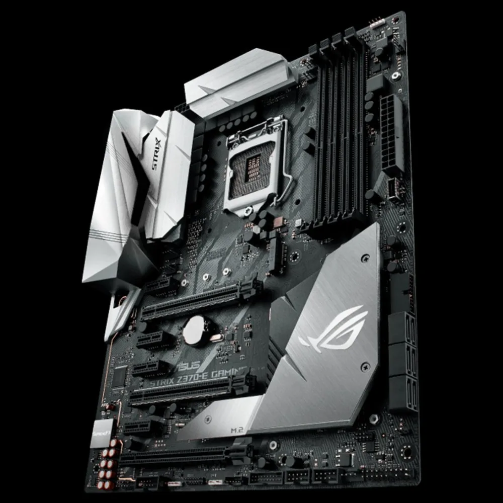 

ROG STRIX Z370-E GAMING Z370 ATX Mainboard LGA1151 Socket 802.11ac Wi-Fi Support DDR4 4000MHz SATA 6Gbps USB3.1 Board