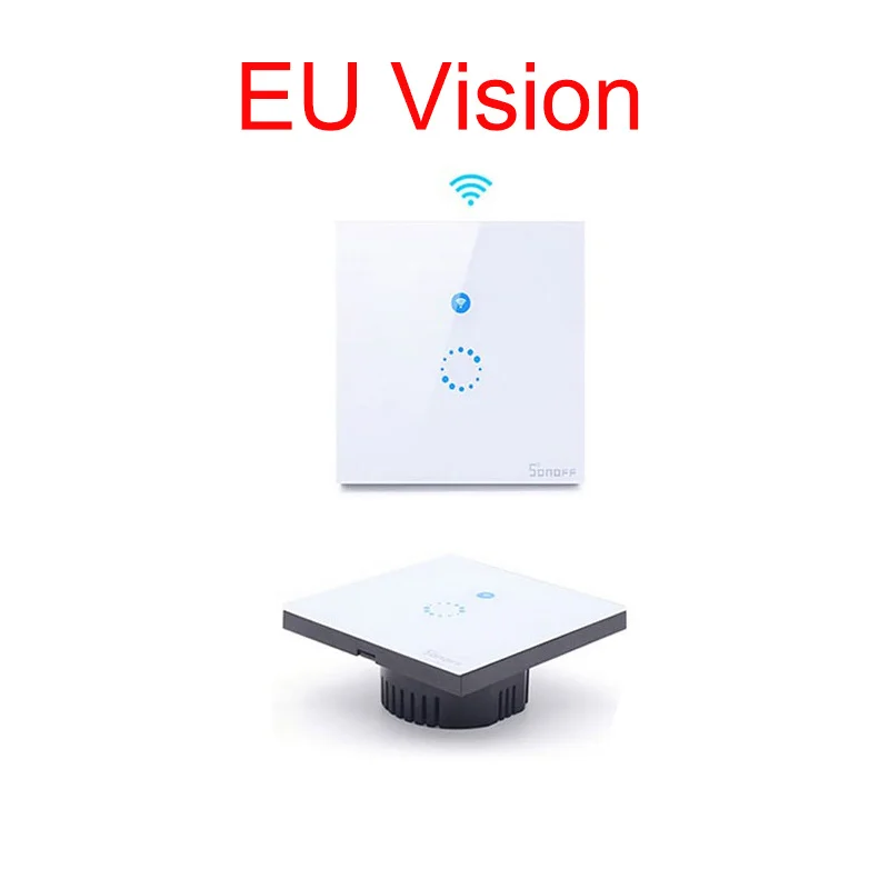 Sonoff T1 сенсорный базовый Wifi настенный выключатель приложение управление