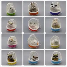 WYZHY новогодние творческие подарки животные из искусственного меха моделирование кошка друзья подарки для детей