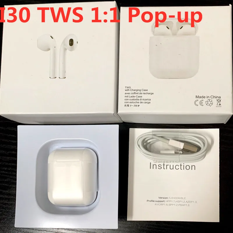 

New i30 TWS Bluetooth Earbuds Air XY Wireless PK w1 chip LK TE9 LK-TE9 Earphone 1:1 size PK i10 i11 i10tws i13 i14 i15 i16 tws