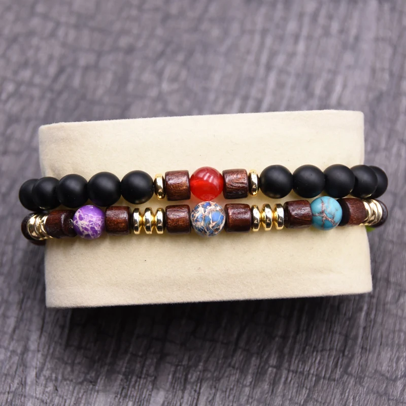 

New year gift 7 Chakra Mala Bracelet Womens Yoga Healing beads Charka bracelet Beaded Jewelry gifts