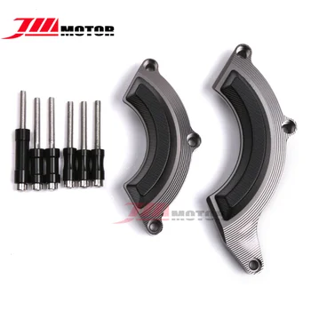 

YY-KI-007GY Gray Color Motorcycle CNC Aluminum Alloy Engine Cover Protection Pad Kit For Kawasaki Z900 2017