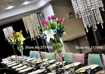 

Wholesale Wedding Tall crystal flower Vase Centerpieces