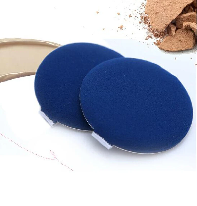 Best 2Pcs Primer Cream Powder Puff Makeup Blender Sponge Blending